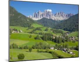 Val di Funes, Bolzano Province, Trentino-Alto Adige/South Tyrol, Italian Dolomites, Italy, Europe-Frank Fell-Mounted Photographic Print