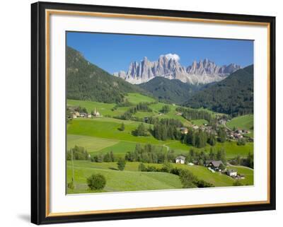 Val Di Funes 1p Vilnöss Bild Bilder Südtirol auf Leinwand Wandbild Poster 
