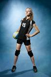 Volleyball Girl-Val Thoermer-Framed Photographic Print