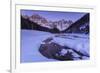 Val Venegia with Snow, Dolomites, Tentino Alto Adige, Italy-ClickAlps-Framed Photographic Print