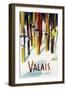 Valais, Switzerland - The Land of Sunshine-Lantern Press-Framed Art Print