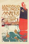 Udstilling I Zoologisk Have-Valdemar Andersen-Mounted Art Print