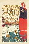 Landsud Stillingen Aarhus-Valdemar Andersen-Framed Art Print