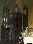 Tea-Time, 1898-Valdemar Kornerup-Framed Stretched Canvas