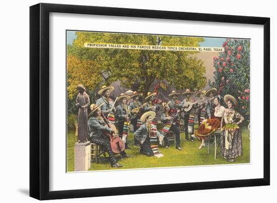 Valdes' Mexican Orchestra, El Paso, Texas-null-Framed Art Print