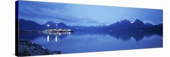 Valdez, Prince William Sound, Alaska, USA-Walter Bibikow-Stretched Canvas