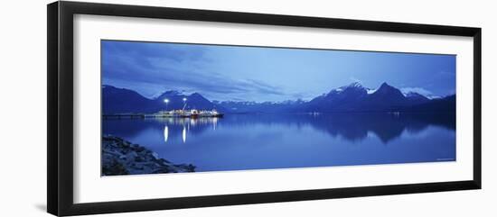 Valdez, Prince William Sound, Alaska, USA-Walter Bibikow-Framed Premium Photographic Print