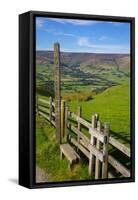 Vale of Edale, Peak District National Park, Derbyshire, England, United Kingdom, Europe-Frank Fell-Framed Stretched Canvas