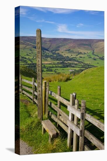 Vale of Edale, Peak District National Park, Derbyshire, England, United Kingdom, Europe-Frank Fell-Stretched Canvas