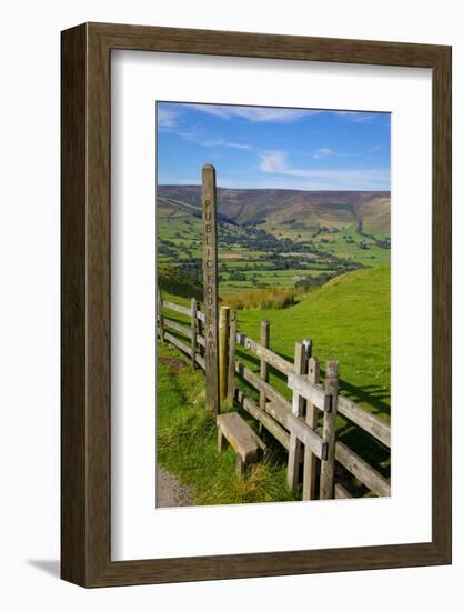 Vale of Edale, Peak District National Park, Derbyshire, England, United Kingdom, Europe-Frank Fell-Framed Photographic Print