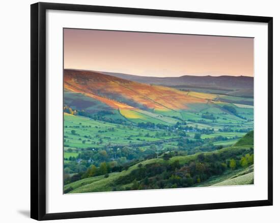 Vale of Edale, Peak District National Park, Derbyshire, England-Alan Copson-Framed Photographic Print