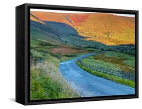 Vale of Edale, Peak District National Park, Derbyshire, England-Alan Copson-Framed Stretched Canvas