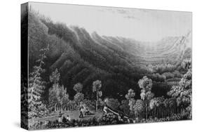 Vale of the Clearwater River from the Methye Portage, 1828-George Back-Stretched Canvas