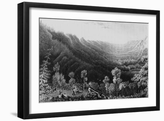 Vale of the Clearwater River from the Methye Portage, 1828-George Back-Framed Giclee Print