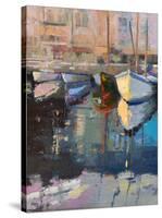 Valencia Boats-Beth A. Forst-Stretched Canvas