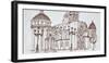 Valencia Cathedral in Plaza de la Virgin, Old town, Valencia, Spain-Richard Lawrence-Framed Photographic Print