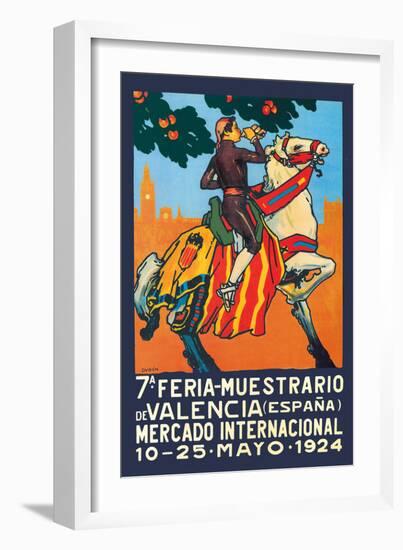 Valencia En Fa. Feria Muestrario-Simon-Framed Art Print