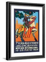 Valencia En Fa. Feria Muestrario-Simon-Framed Art Print