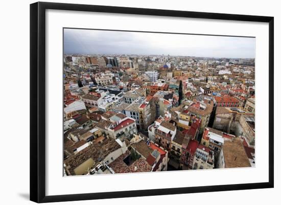 Valencia from the Metropolitan Cathedral Basilica Tower-David Pickford-Framed Photographic Print