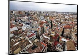 Valencia from the Metropolitan Cathedral Basilica Tower-David Pickford-Mounted Photographic Print