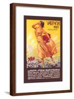 Valencia: Grande Fiestas de Mayo, 1917-Enrique Pertegaz-Framed Art Print