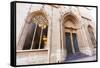 Valencia La Lonja Gothic Facade UNESCO Heritage in Spain-holbox-Framed Stretched Canvas