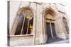 Valencia La Lonja Gothic Facade UNESCO Heritage in Spain-holbox-Stretched Canvas