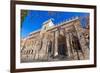 Valencia La Lonja Gothic Facade UNESCO Heritage in Spain-holbox-Framed Photographic Print