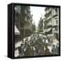 Valencia (Spain), Bajada De San Francisco Street, Circa 1885-1890-Leon, Levy et Fils-Framed Stretched Canvas