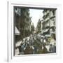 Valencia (Spain), Bajada De San Francisco Street, Circa 1885-1890-Leon, Levy et Fils-Framed Photographic Print