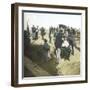 Valencia (Spain), Barber on the Serranos Bridge, Circa 1885-1890-Leon, Levy et Fils-Framed Photographic Print