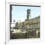 Valencia (Spain), Tetuan Square and the Tower of the Santo Domingo Church, Circa 1885-1890-Leon, Levy et Fils-Framed Photographic Print