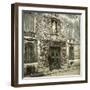 Valencia (Spain), the Door to the Palace of the Marquis of Dos Aguas, Circa 1885-1890-Leon, Levy et Fils-Framed Photographic Print