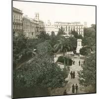 Valencia, Spain, the Former Customs' Promenade, Circa 1885-1890-Leon, Levy et Fils-Mounted Photographic Print