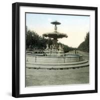 Valencia (Spain), the Paseo (Promenade) De La Alameda, Circa 1885-1890-Leon, Levy et Fils-Framed Photographic Print