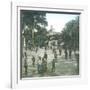 Valencia (Spain), the Paseo (Promenade) De La Glorieta, Circa 1885-1890-Leon, Levy et Fils-Framed Photographic Print