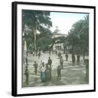 Valencia (Spain), the Paseo (Promenade) De La Glorieta, Circa 1885-1890-Leon, Levy et Fils-Framed Photographic Print