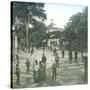 Valencia (Spain), the Paseo (Promenade) De La Glorieta, Circa 1885-1890-Leon, Levy et Fils-Stretched Canvas