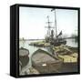 Valencia (Spain), the Port of El Grao, Circa 1885-1890-Leon, Levy et Fils-Framed Stretched Canvas