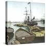 Valencia (Spain), the Port of El Grao, Circa 1885-1890-Leon, Levy et Fils-Stretched Canvas