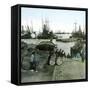 Valencia (Spain), the Port of El Grao, Circa 1885-1890-Leon, Levy et Fils-Framed Stretched Canvas