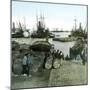 Valencia (Spain), the Port of El Grao, Circa 1885-1890-Leon, Levy et Fils-Mounted Premium Photographic Print