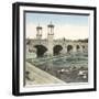 Valencia (Spain), the Royal Bridge (1598, Restored in 1682-1783), Circa 1885-1890-Leon, Levy et Fils-Framed Photographic Print