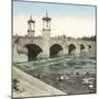 Valencia (Spain), the Royal Bridge (1598, Restored in 1682-1783), Circa 1885-1890-Leon, Levy et Fils-Mounted Photographic Print