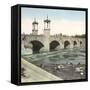 Valencia (Spain), the Royal Bridge (1598, Restored in 1682-1783), Circa 1885-1890-Leon, Levy et Fils-Framed Stretched Canvas