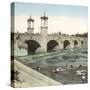 Valencia (Spain), the Royal Bridge (1598, Restored in 1682-1783), Circa 1885-1890-Leon, Levy et Fils-Stretched Canvas