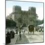 Valencia (Spain), the "Torres De Serranos" Gate (1238) , Circa 1885-1890-Leon, Levy et Fils-Mounted Photographic Print