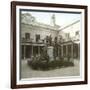 Valencia (Spain), the University's Courtyard with the Statue of the Philosopher Juan Luis De Vives-Leon, Levy et Fils-Framed Photographic Print