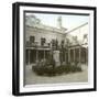 Valencia (Spain), the University's Courtyard with the Statue of the Philosopher Juan Luis De Vives-Leon, Levy et Fils-Framed Photographic Print