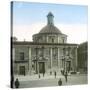 Valencia (Spain), the Virgin's Square and the Chapel Our Lady of the Abandonned (1667)-Leon, Levy et Fils-Stretched Canvas